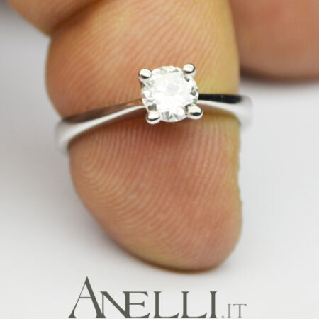 Solitaire Ring 0.40 D-IF Triple Excellent