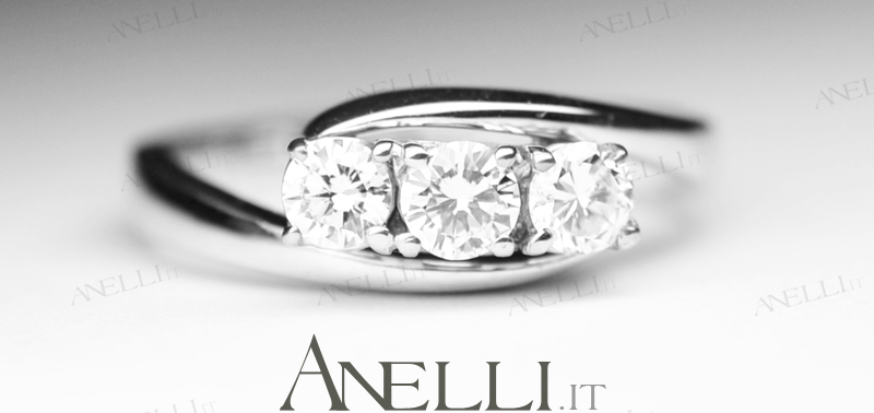 Anello Trilogy 0,60 carati E-VVS1