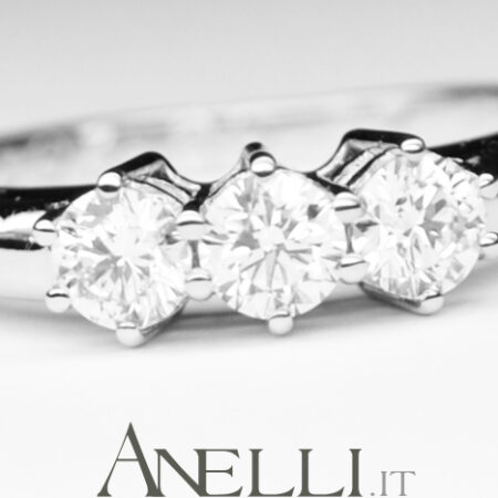 Anello Trilogy Mezzo carato F-VS1