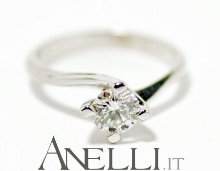 Engagement Ring 0.60 F-VS1 GIA