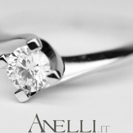 Engagement Ring 0.40 Ct E-VS1 GIA