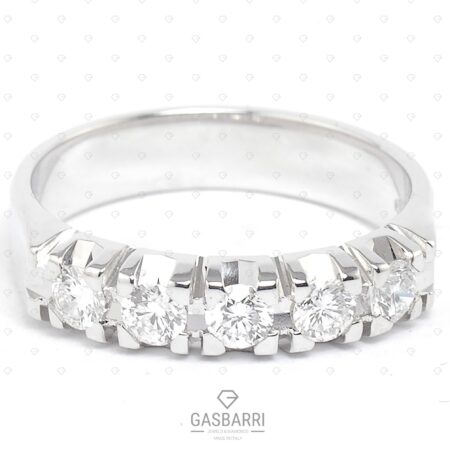 Anello fedina 0,50 ct. F-VVS1