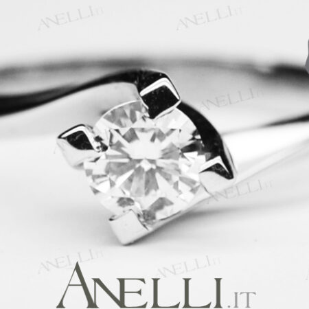 Platinum Solitaire Ring 0.45 D-VVS1 GIA