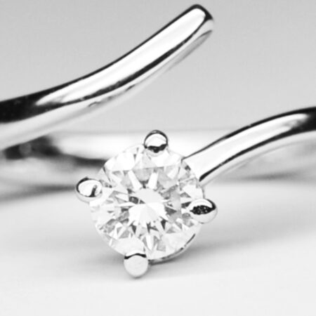 Snake Ring 0.40 Carats D-VS1 GIA