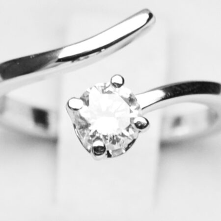 Snake Ring 0.45 Carats F-VS1 GIA