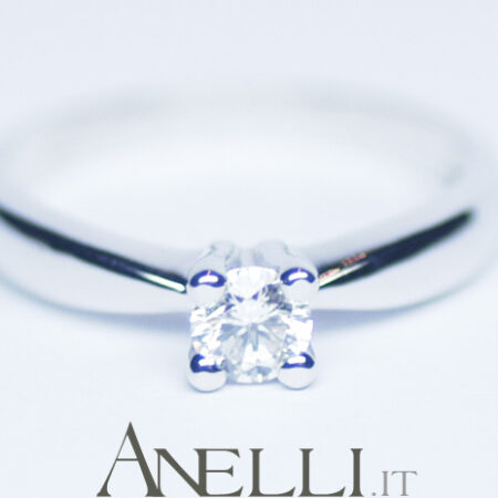 Classic Solitaire Ring 0.25 Ct E-VVS1 GIA