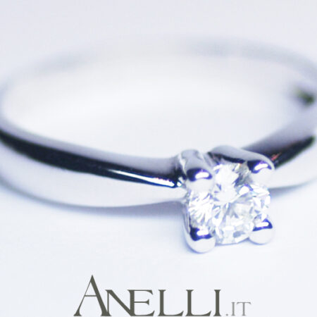 Solitaire Ring 0.28 Carats F-VVS1 GIA