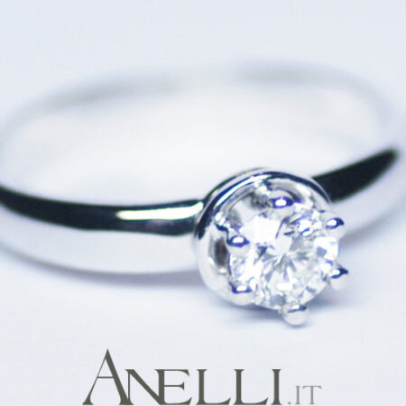 Solitaire Ring 0.25 Carats F-VS1 GIA