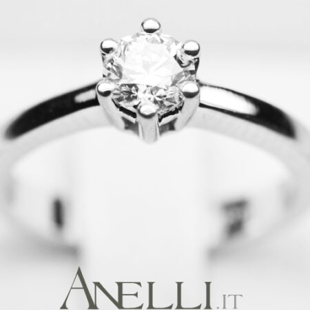 One Diamond Ring 0.40 Carats D-VS1 GIA