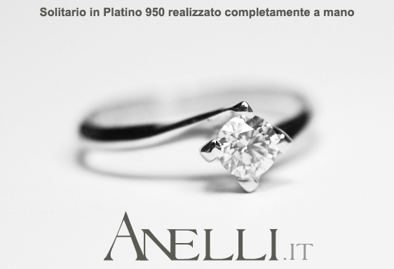 Solitario in Platino 950 con Diamante di mezzo carato GIA