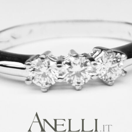 Trilogy modello classico 0.36 carati D-IF