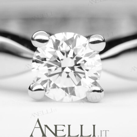 Single Diamond Ring 0.38 Carats D-IF GIA