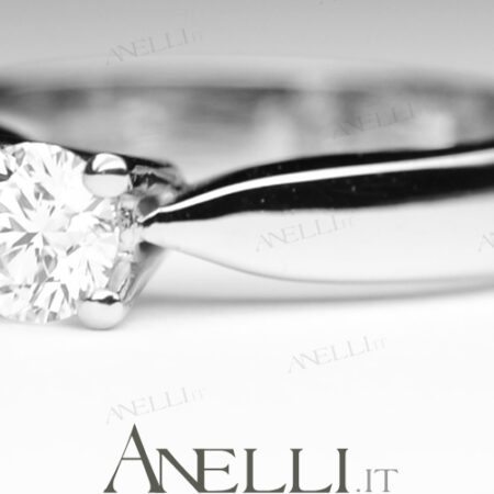 Solitaire Ring 0.38 Carats E-VS1 GIA