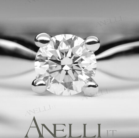 Engagement Ring 0.40 Carats G-VVS1 GIA