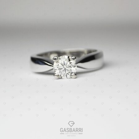Anello Fidanzamento con Diamante F-IF GIA America