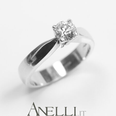 Platinum Engagement Ring 0.40 D-IF GIA