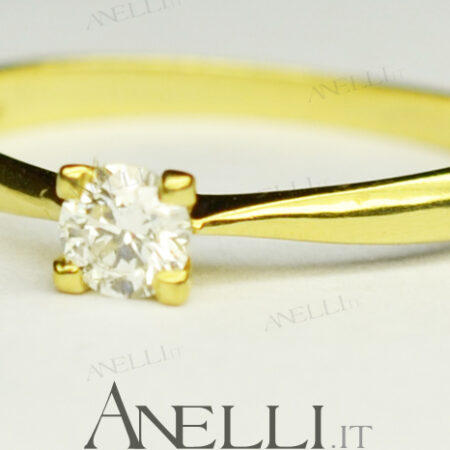 One Diamond Ring 0.20 Carats D-VVS1 GIA