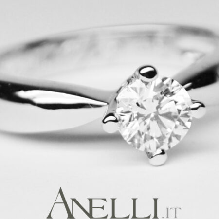 Engagement Ring 0.45 Carats D-VS1 GIA