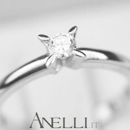 Solitaire Ring 0.25 Carats F-VVS1 GIA