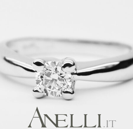 Solitaire Ring 0.30 Carats F-VS1 GIA