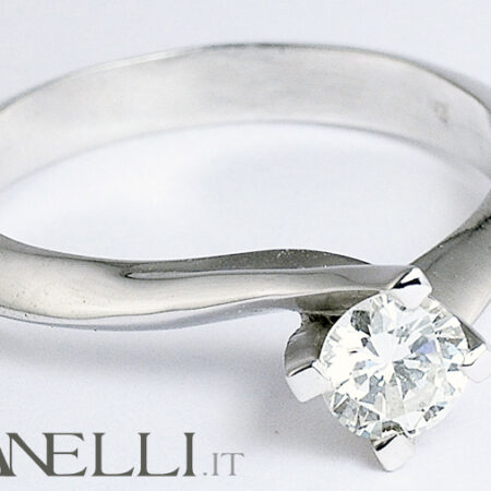 Diamond Ring 0.45 Carats F-IF GIA