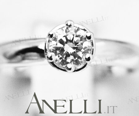 Solitaire Ring 0.32 Carats F-VS1 GIA