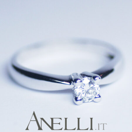 Engagement Ring 0.35 Carats G-VS1 GIA