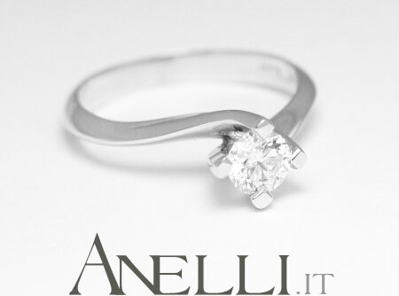 Solitaire Ring 0.45 Carats H-VS2