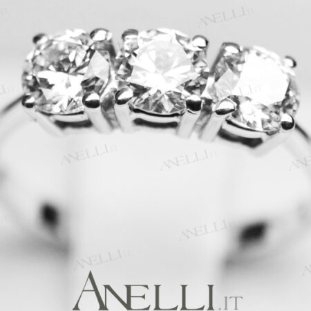 Anello Trilogy 1 Carato E-IF GIA