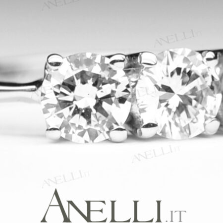 Anello Trilogy 1 Carato F-VS1 GIA