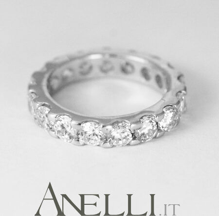 Fedina a giro di Diamanti (3 carati G-VS1)