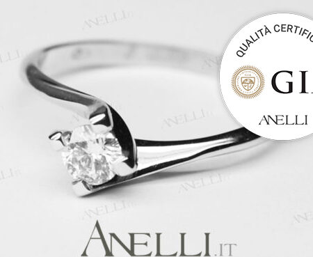 Engagement Ring 0.30 Carats D-IF GIA