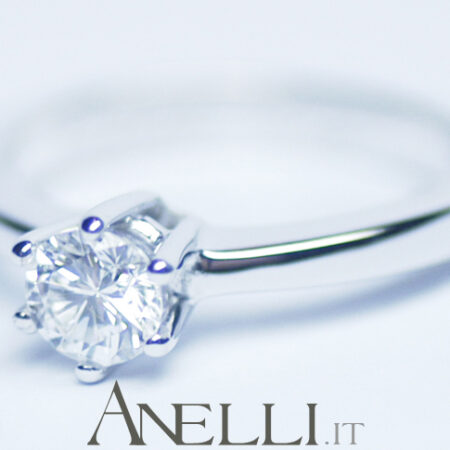 Solitaire Ring 0.35 Carats F-VS1 GIA