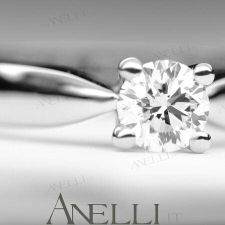 Solitaire Ring 0.38 Carats E-VVS1 GIA