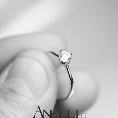 Diamond Engagement Ring 0.60 D-SI1