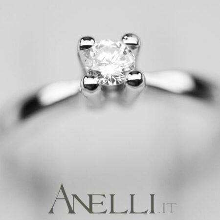 One Diamond Ring 0.20 Carats F-IF GIA