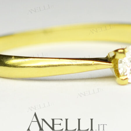 Engagement Ring 0.20 Carats E-VVS1 GIA