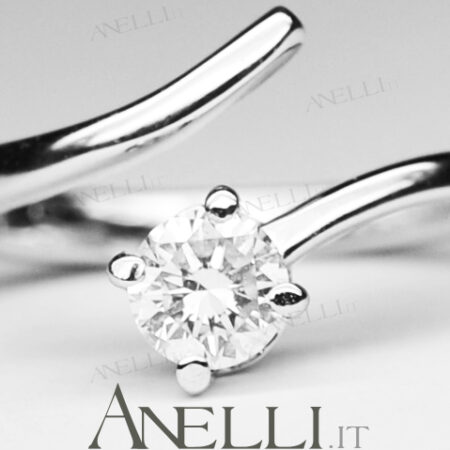 Solitaire Ring 0.40 Carats E-VS1 GIA