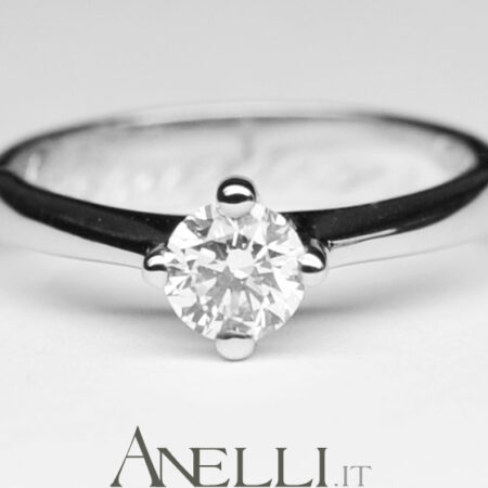 Engagement Ring 0.45 Carats D-VVS1 GIA