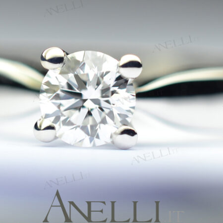 Engagement Ring 0.38 Ct D-VS1 GIA