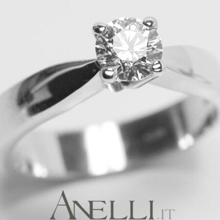 Engagement Ring 0.40 Ct D-VS2 GIA