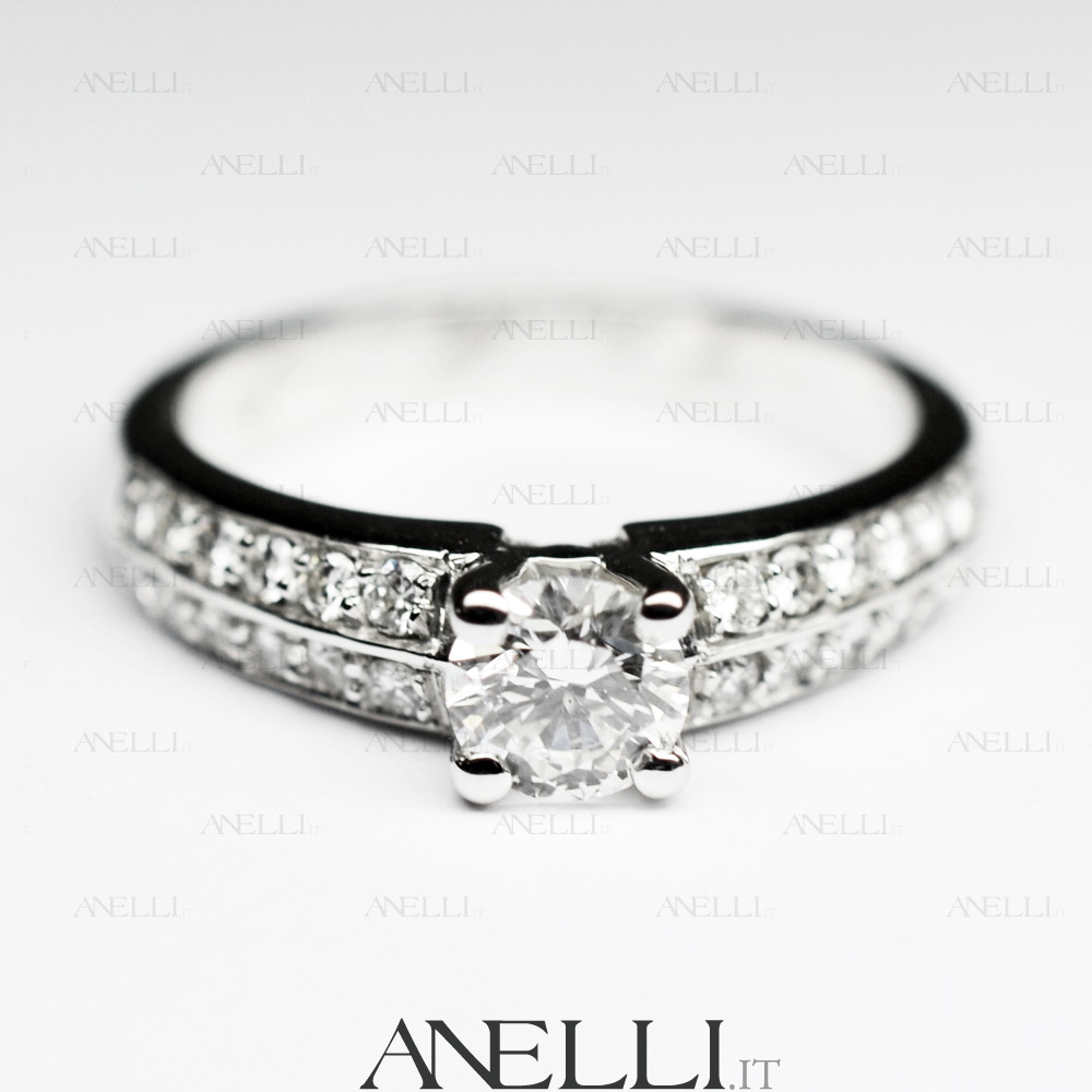 Solitario con Diamanti colore D purezza IF