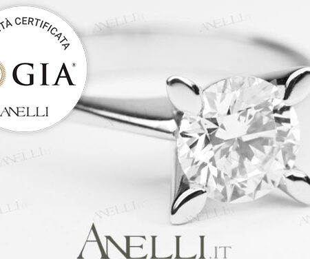 Solitario di 1 Carato colore D purezza VS1 GIA