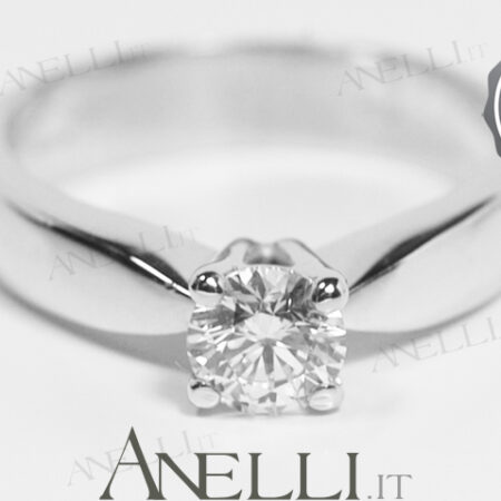 Platinum Solitaire Ring 0.40 Carats D-VS1 GIA