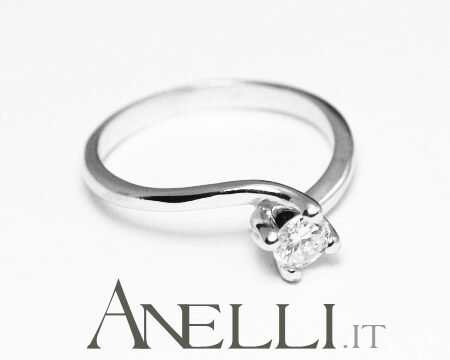 Solitaire Ring 0.30 Carats G-VS1 GIA