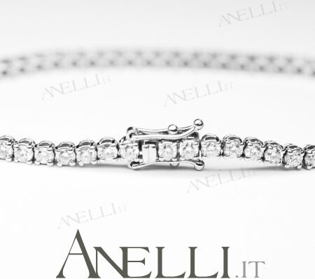 Bracciale Tennis 5 carati Colore D purezza IF