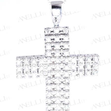 Ciondolo a Croce con Diamanti 1,035 carati
