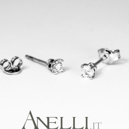 Orecchini punto luce di diamanti 0,30 carati (F-VVS1)