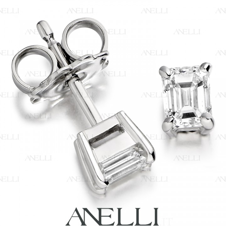 Diamanti taglio Smeraldo 1 Carato G-VS1