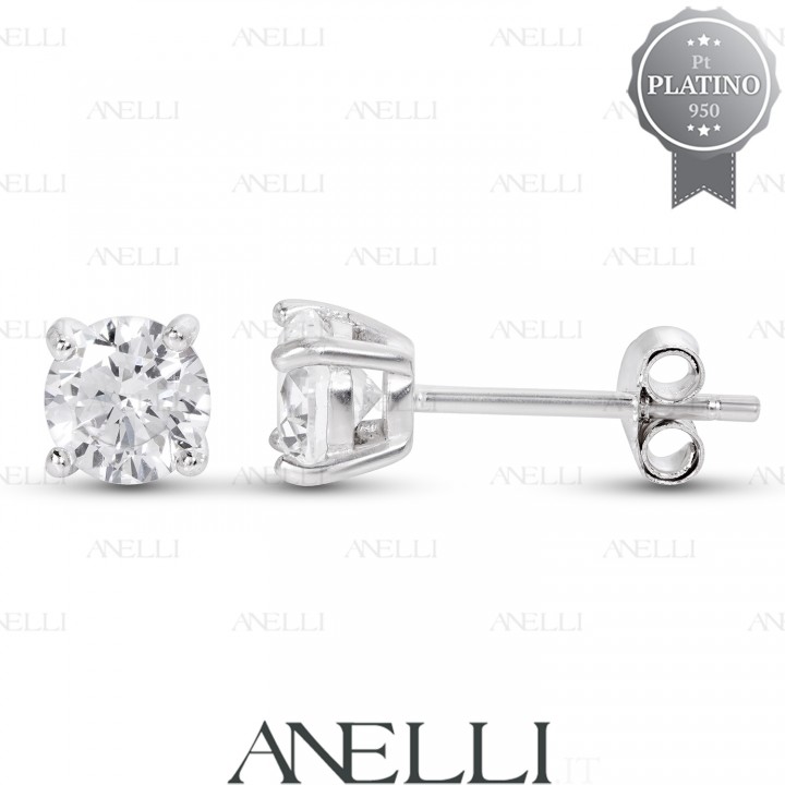 2 Diamanti 0.40 carati E-VS1 Platino